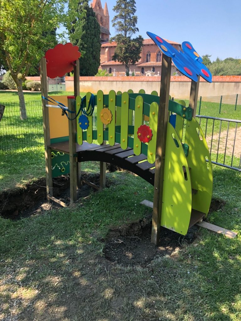 Aire de jeux pour les petits enfants