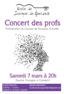 Concert des profs - Ecole de Musique