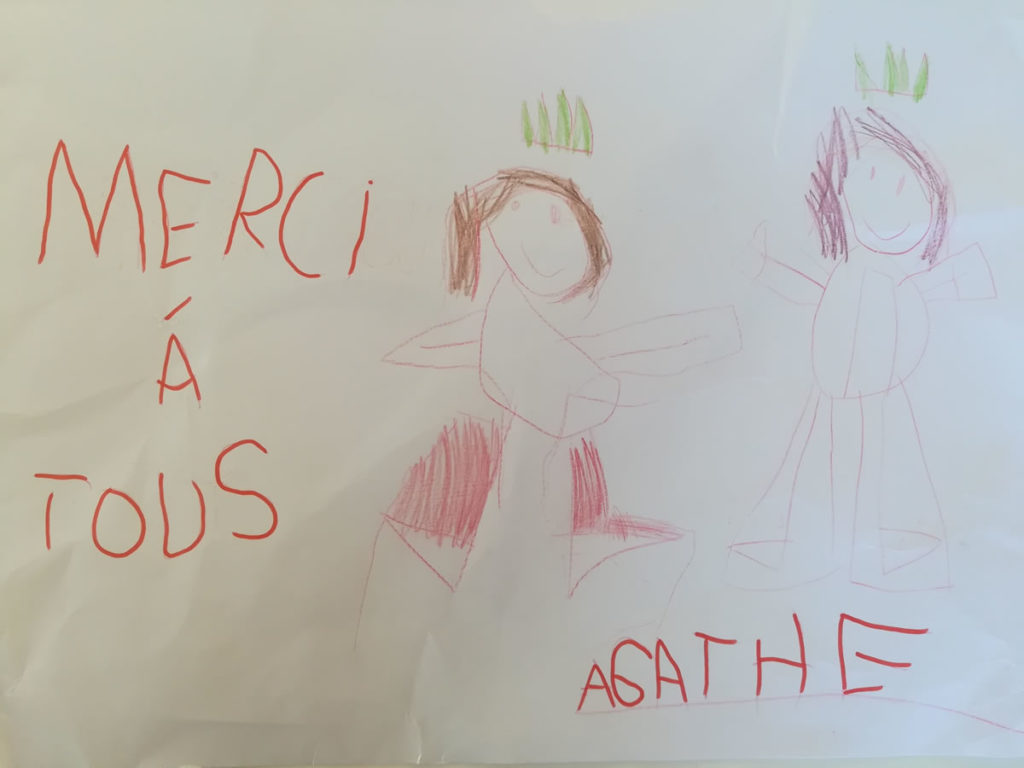 Un dessin pour dire merci - Agathe (MS)