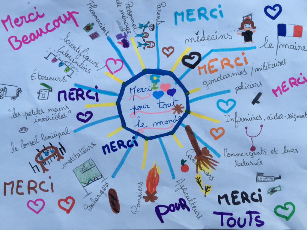 Un dessin pour dire merci - Maxime D. - CM2