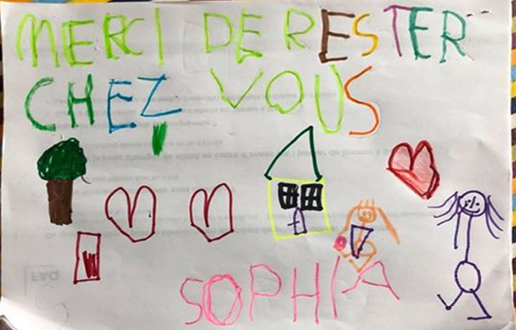 Un dessin pour dire merci - Sophia (MS)