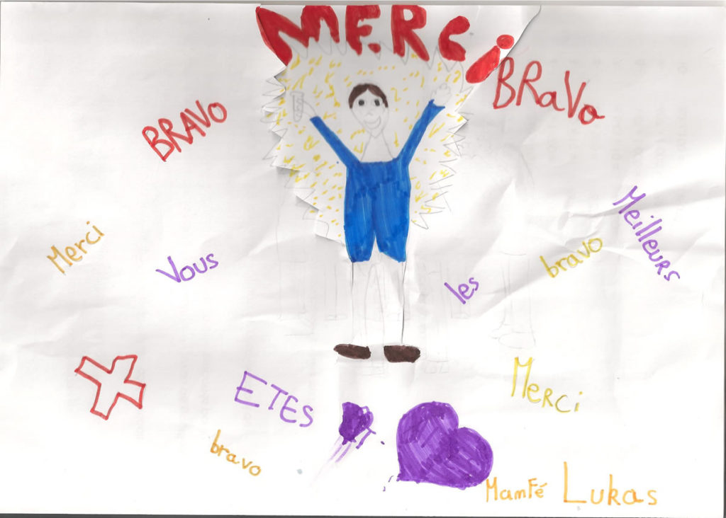 Un dessin pour dire merci - Lukas