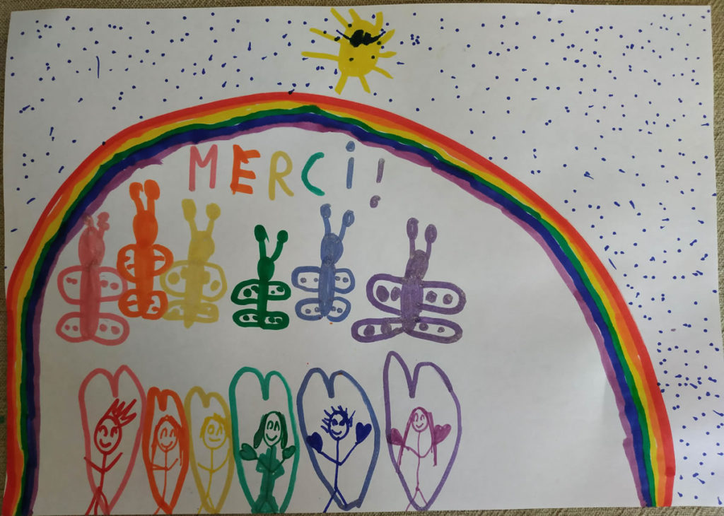 Un dessin pour dire merci - Gabrielle (CE1)