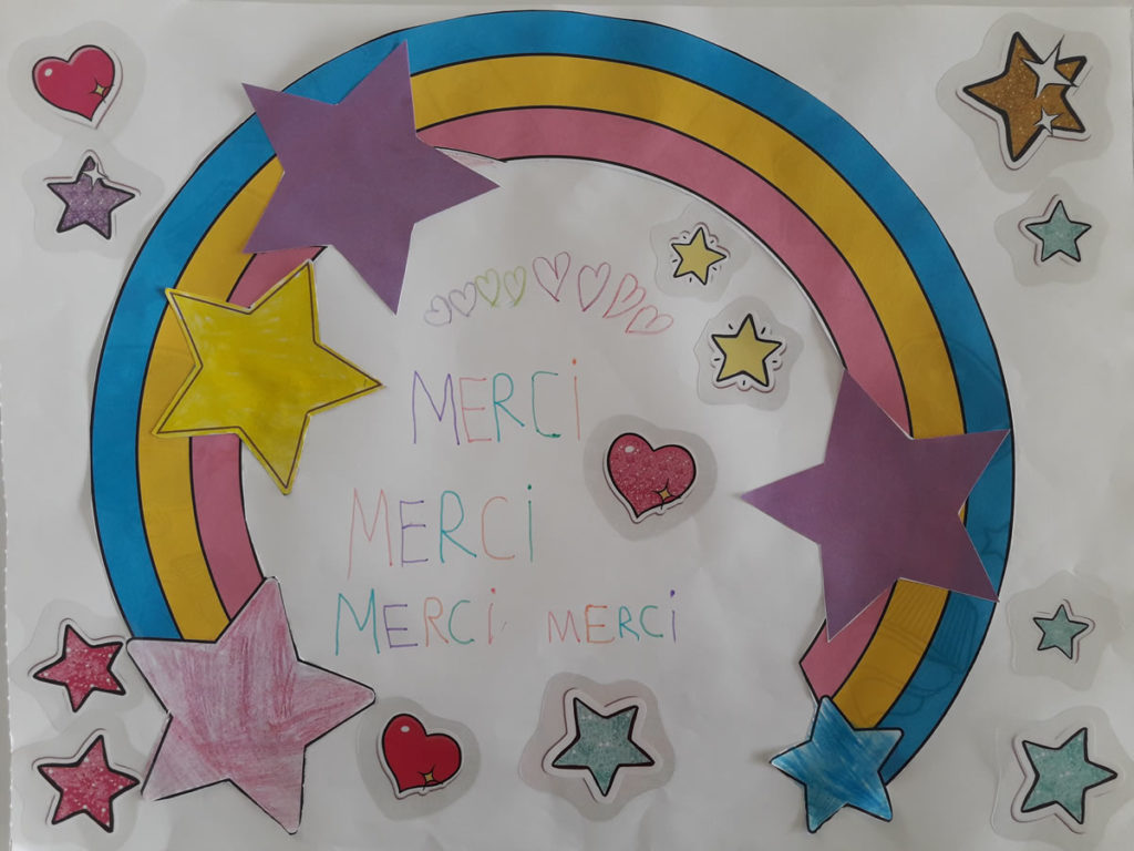 Un dessin pour dire merci - Marie (CP)