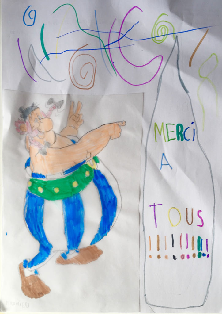 Un dessin pour dire merci - Mathieu (CE2)